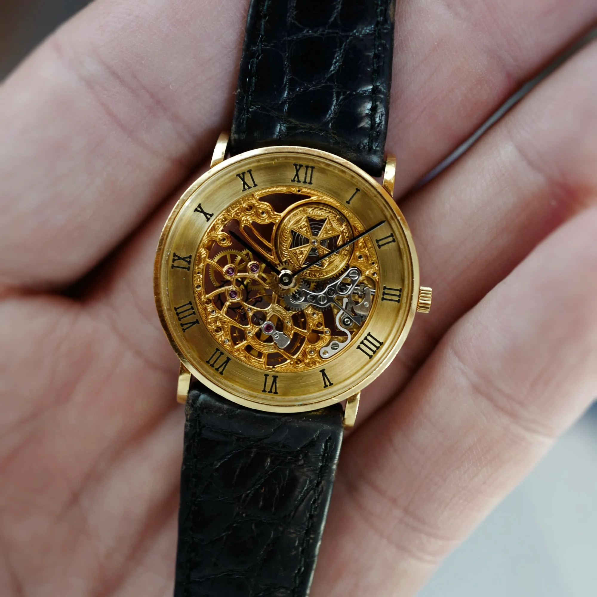 Vacheron Constantin Yellow Gold Skeleton Watch Ref. 33014 - Image 3