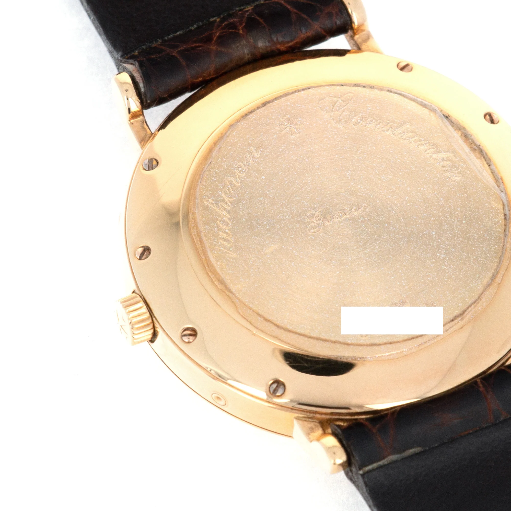 Vacheron Constantin Yellow Gold Triple Date Moonphase Watch - Image 6