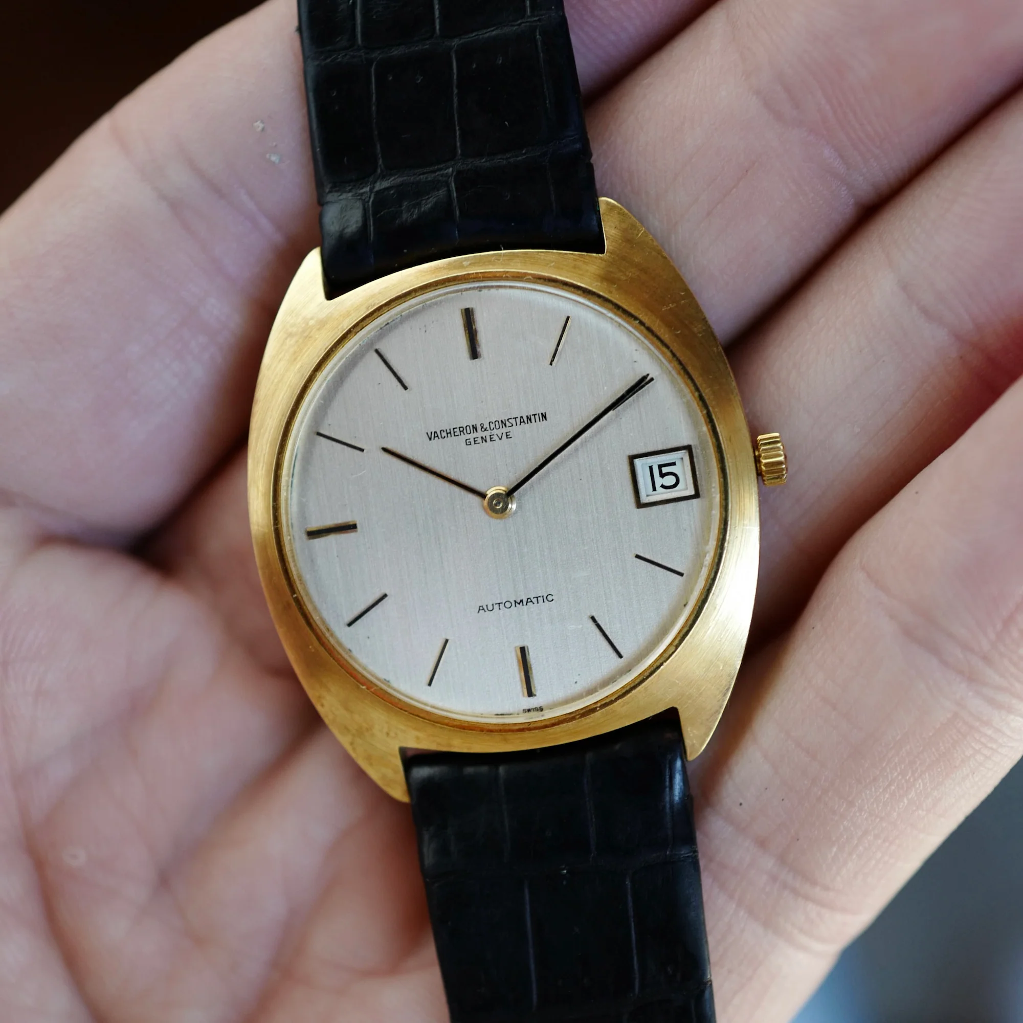 Vacheron Constantin Yellow Gold Ultra-Thin C Shape Ref. 7595 (NEW ARRIVAL) - Image 2