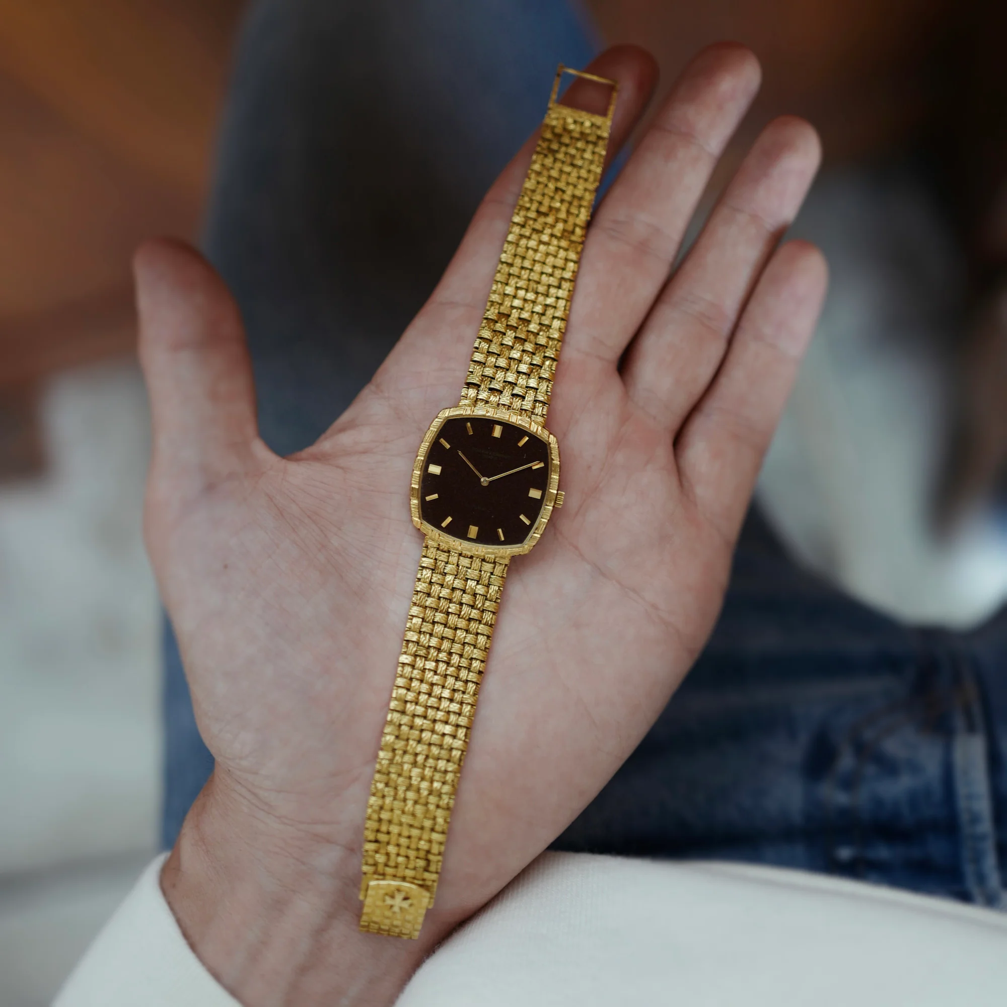 Vacheron Constantin Yellow Gold Woven Watch Ref. 7391 - Image 6