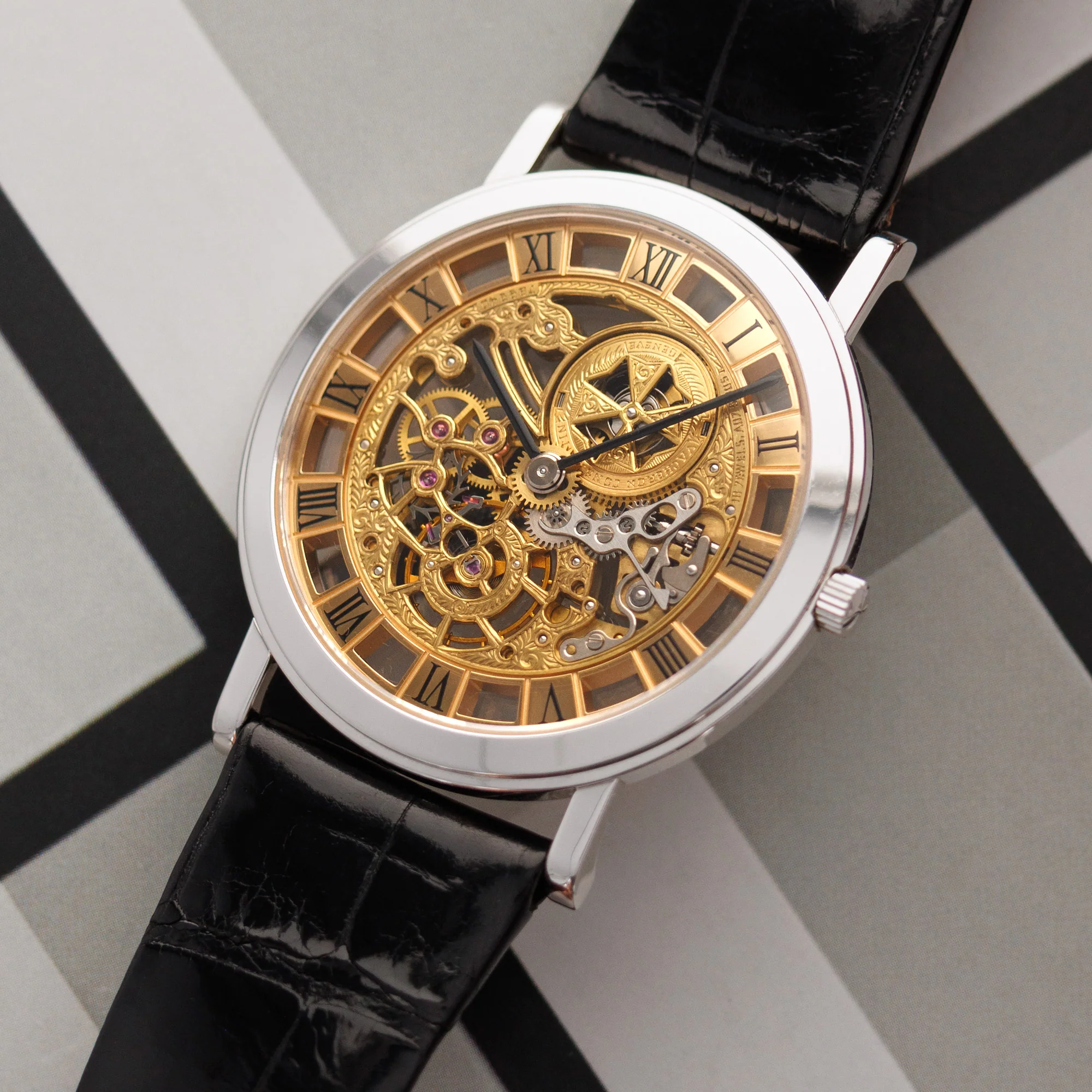 Vacheron White Gold Skeleton Watch Ref. 33115 - Image 2