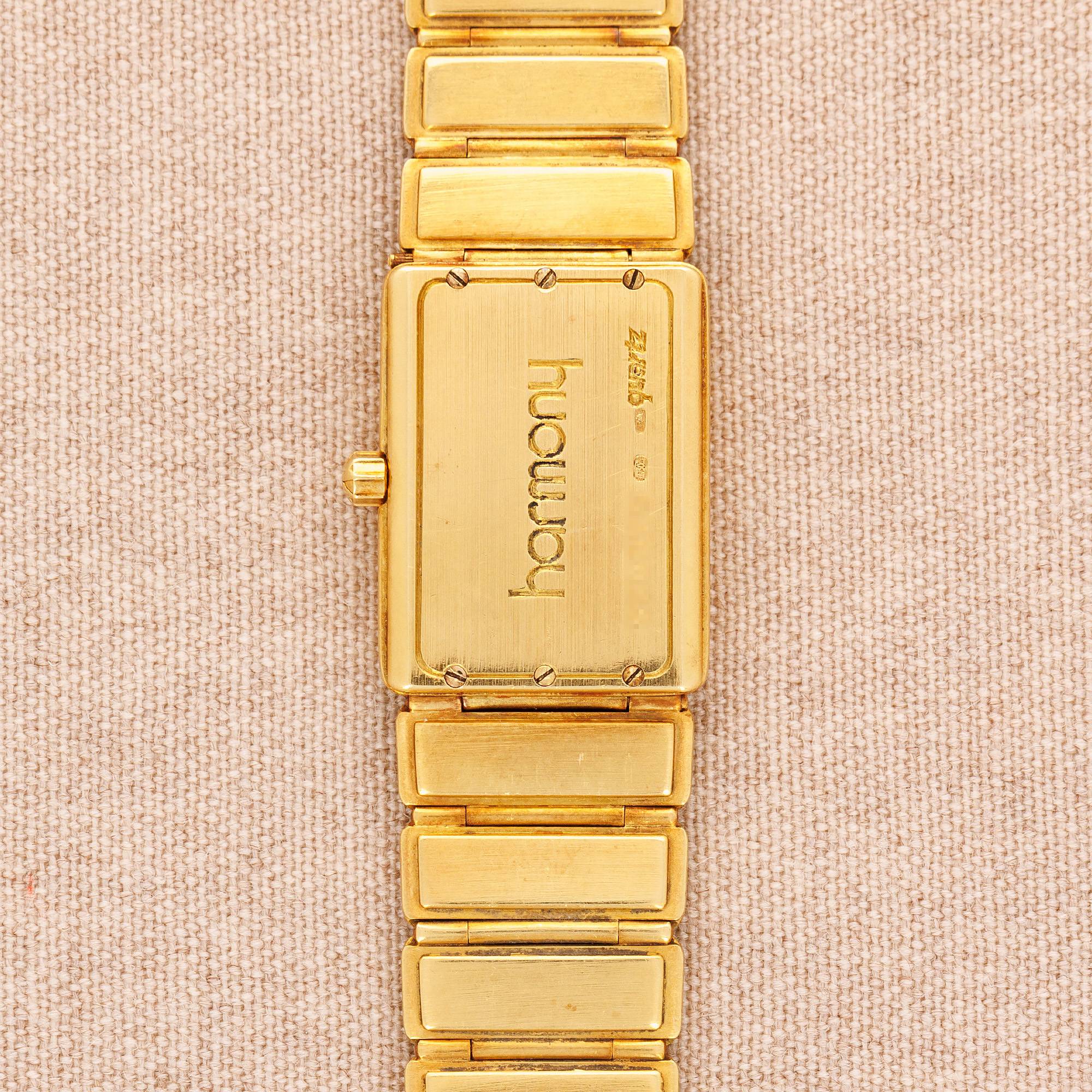 Vacheron Constantin Yellow Gold Harmony Ref. 61701 with Original Pave Diamonds - Image 3