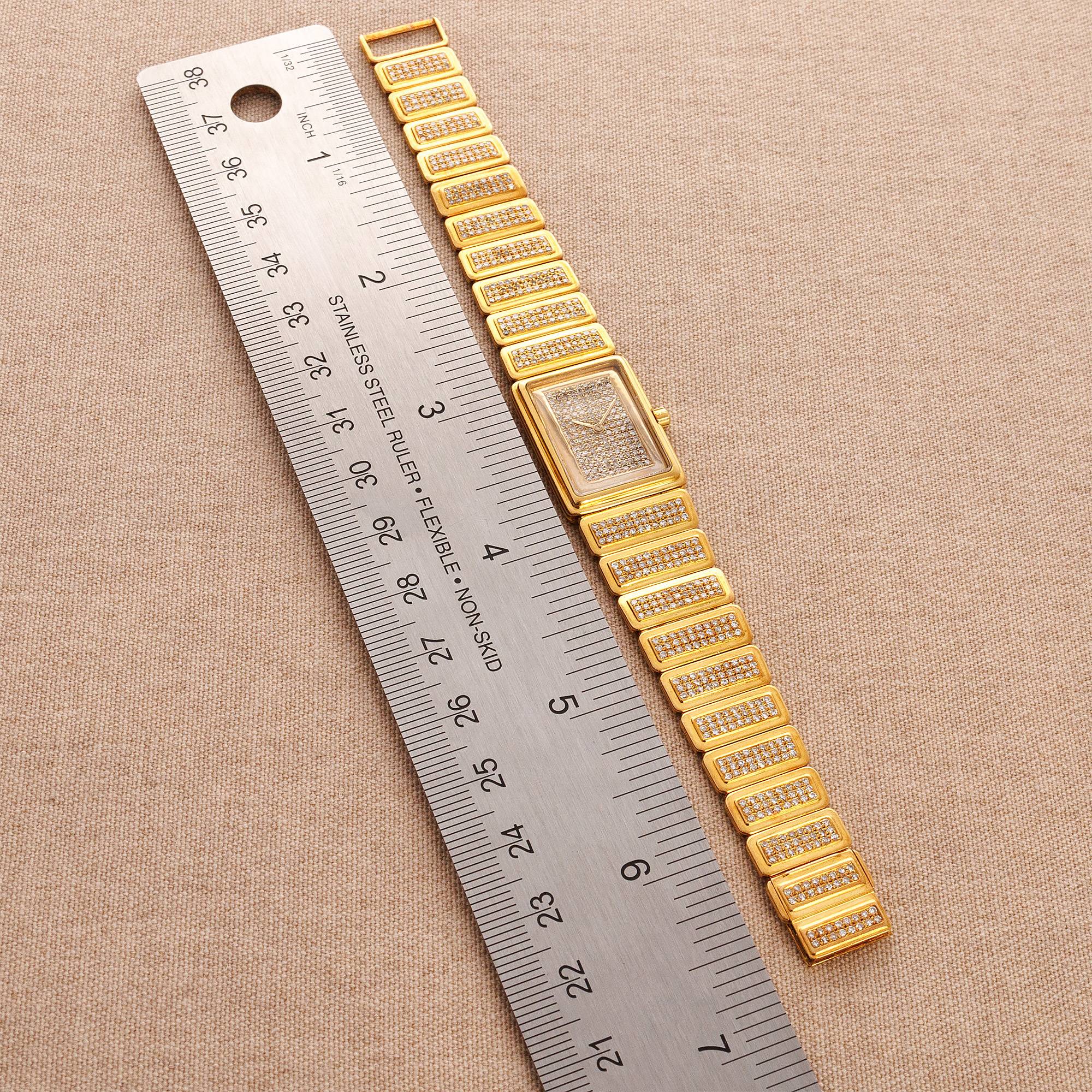Vacheron Constantin Yellow Gold Harmony Ref. 61701 with Original Pave Diamonds - Image 4